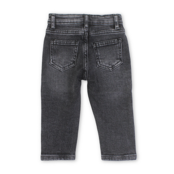 Baby Boys Denim Pants – Dark Grey