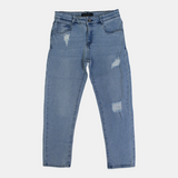 Boys' Ripped Jeans – Light Wash Denim