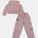 Positive Cotton Long-Sleeved 2-Piece Outfit Set