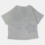 Blue Stars Short-Sleeved Cotton T-Shirt