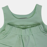 Girls' Cotton Sleeveless 2-Piece Outfit Set