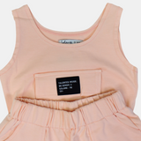 Girls' Cotton Sleeveless 2-Piece Outfit Set