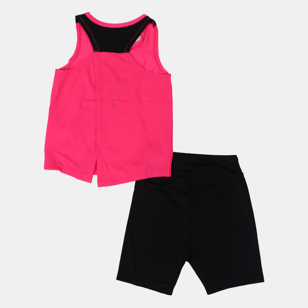 Girls Cotton Sleeveless 2-Piece Outfit Set