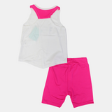 Girls' Cotton Sleeveless 2-Piece Outfit Set