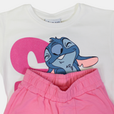 Stitch Short-Sleeved 2-Piece Outfit Set