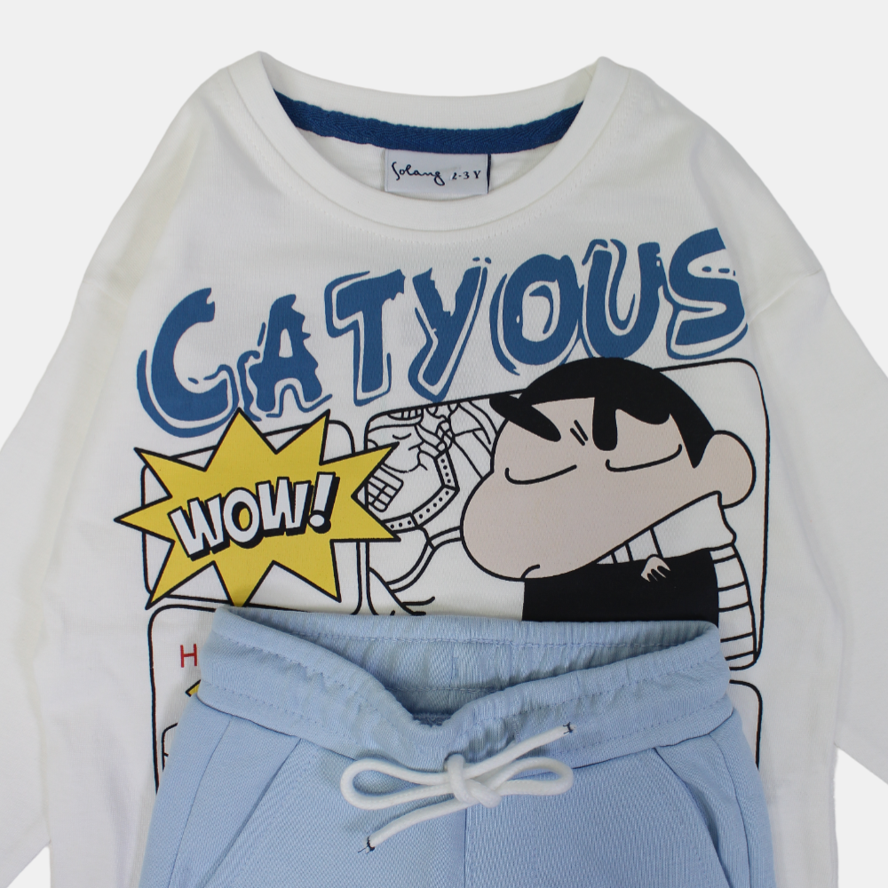 Boys Long-Sleeved 2-Piece Outfit Set