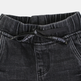 Light-Wash Denim Cargo Jeans