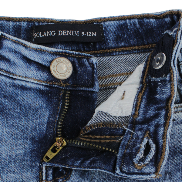 Baby Girls Faded Jeans