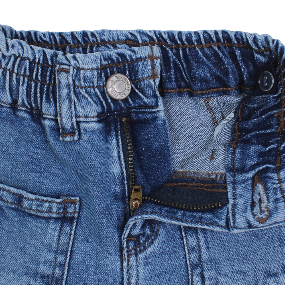 Baby Girls Jeans – Medium Wash