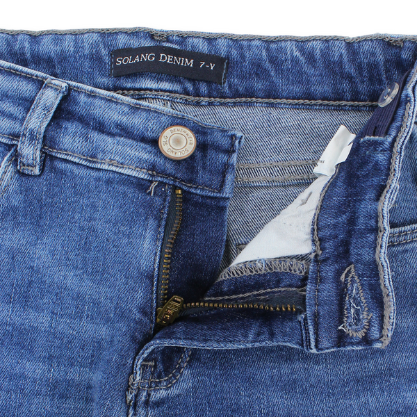 Girls Denim Pants – Light Blue