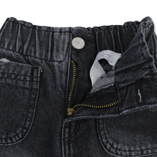 Girls Denim Pants – Dark Gray