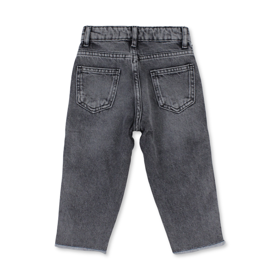 Girls Denim Pants – Light Gray