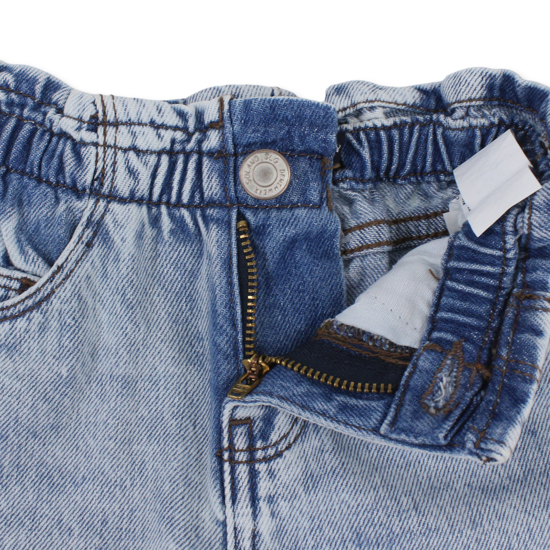 Girls Denim Pants – Light Blue