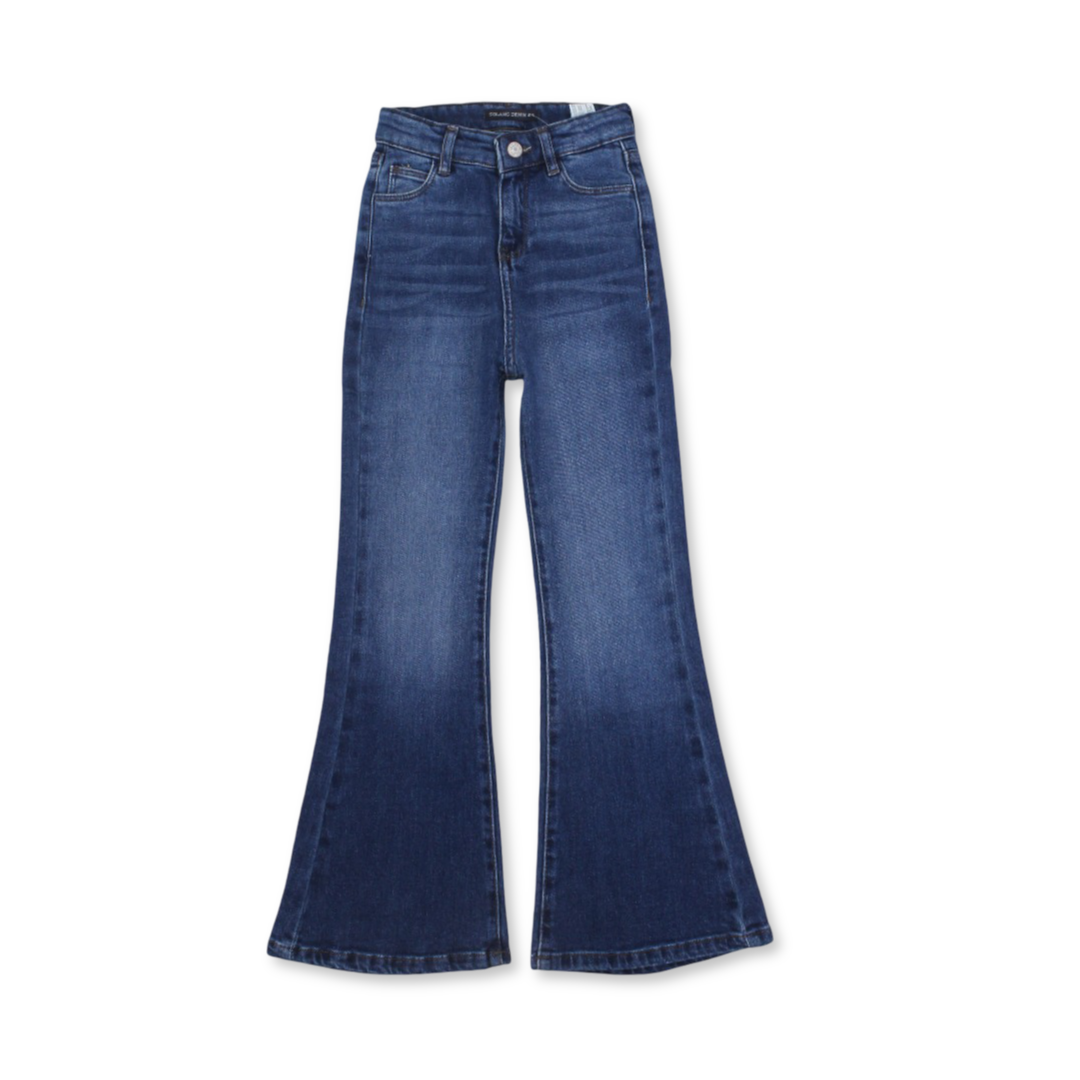 Girls Denim Pants – Dark Blue - Clothing - Solang