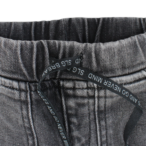 Baby Girls Denim Pants – Grey