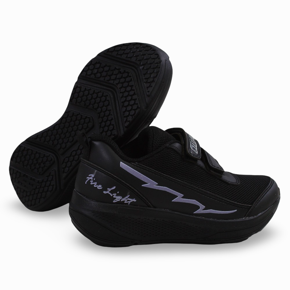 Unisex Leather Sneakers - Black
