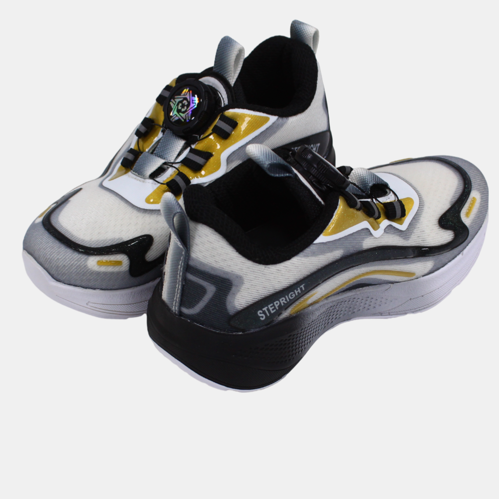 Unisex Kids Leather Sneakers – Multicolor