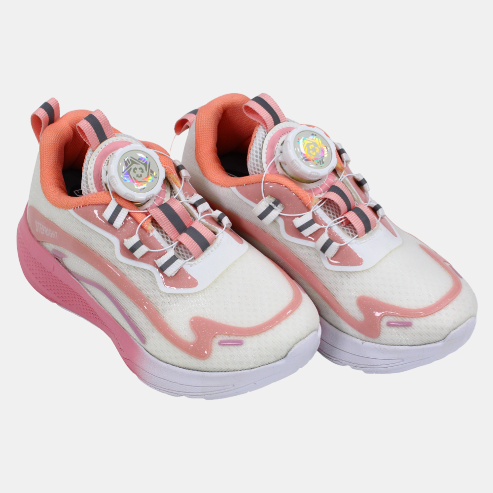 Unisex Kids Leather Sneakers – Multicolor