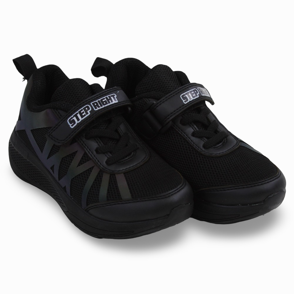 Unisex Leather Sneakers - Black