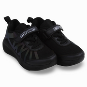 Unisex Leather Sneakers - Black