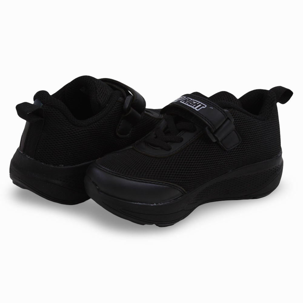 Unisex Leather Sneakers - Black