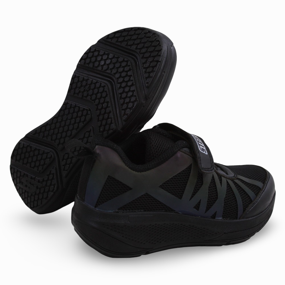 Unisex Leather Sneakers - Black