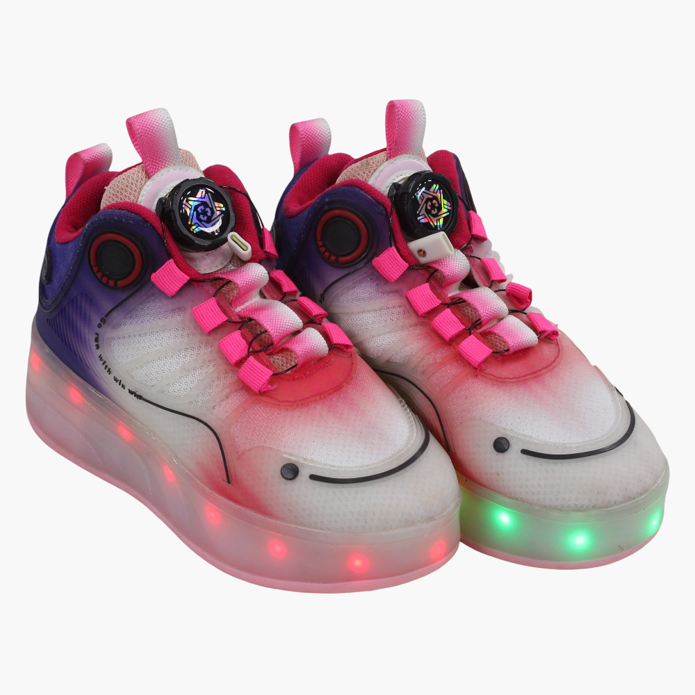 RZ1 LED Flash Light Sneaker with Wheels & USB Charging