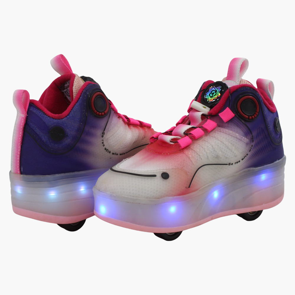 RZ1 LED Flash Light Sneaker with Wheels & USB Charging