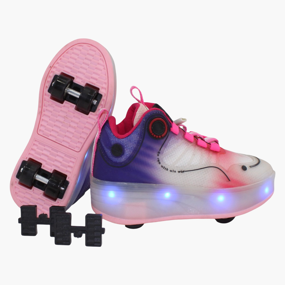 RZ1 LED Flash Light Sneaker with Wheels & USB Charging