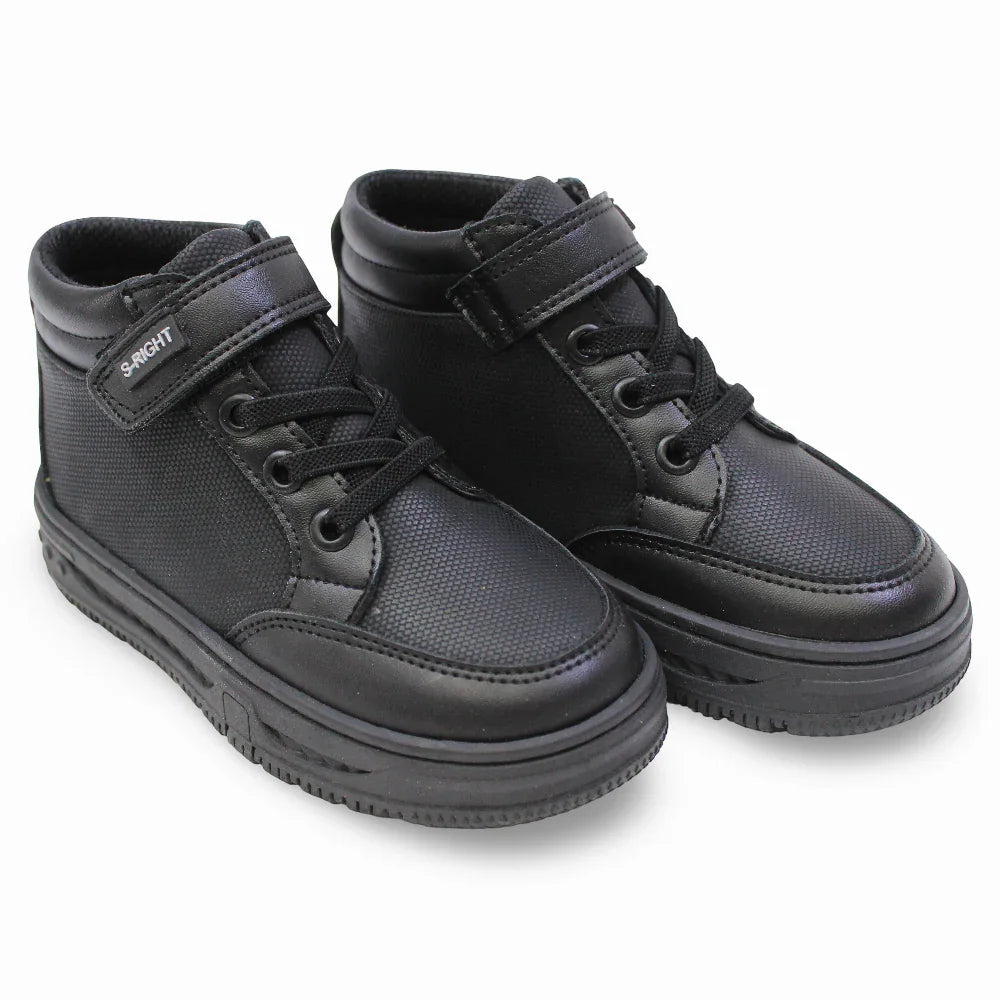 Unisex Leather Sneakers - Black - Clothing - Step Right