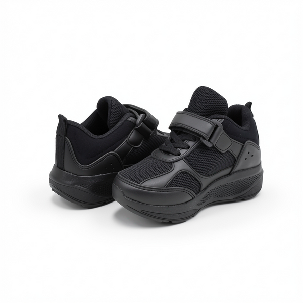 Unisex Kids Sneakers – Black