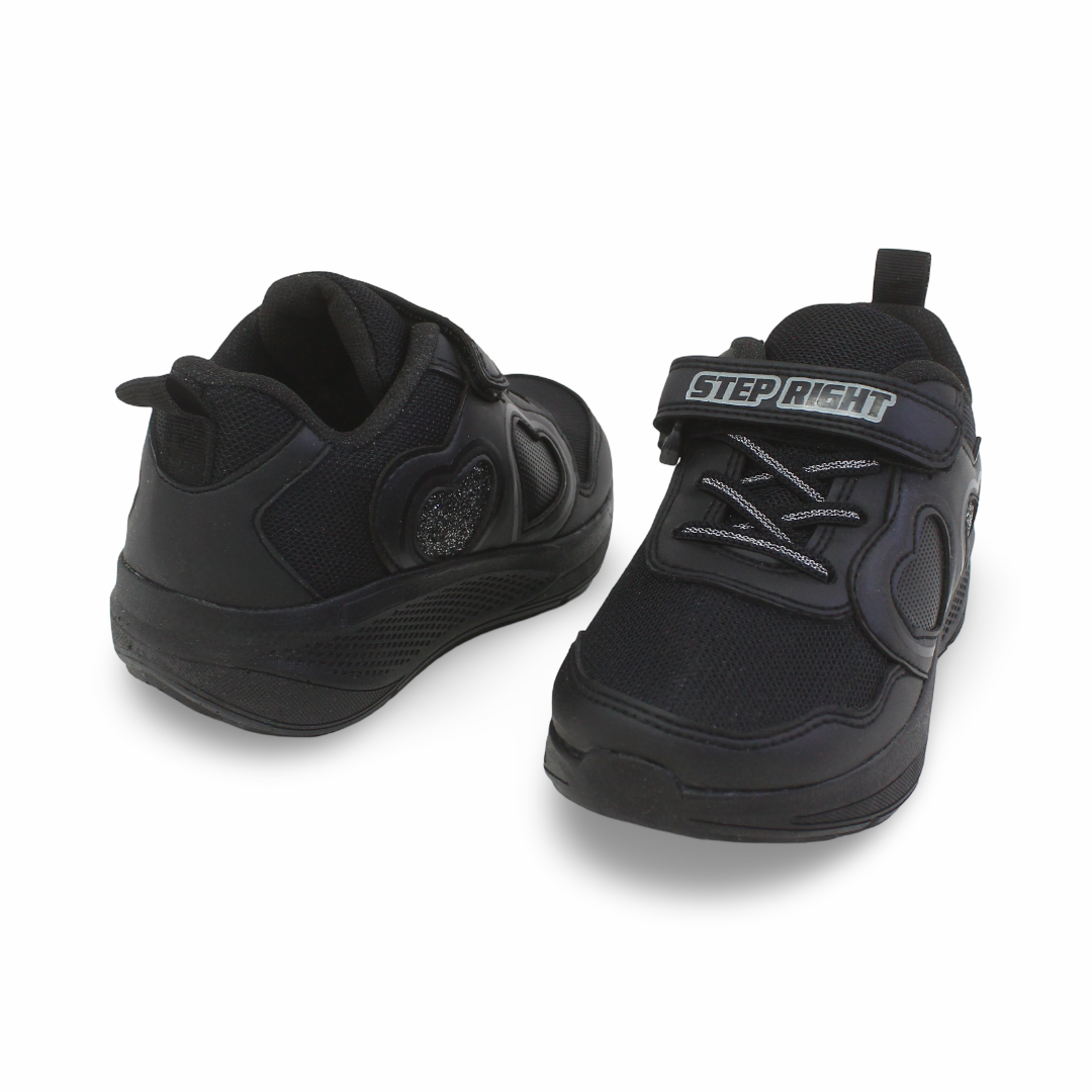 Unisex Kids Sneakers – Black