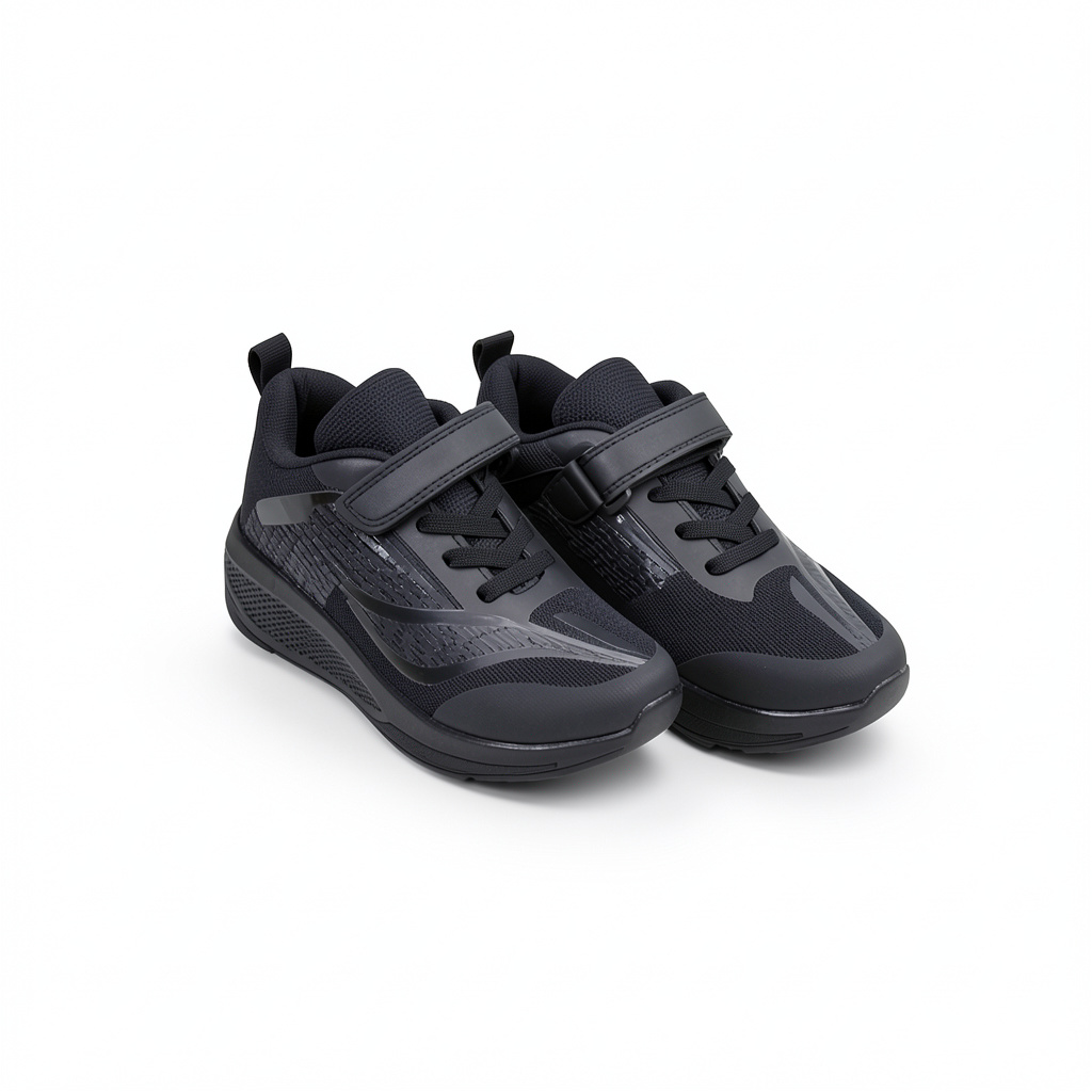 Unisex Kids Sneakers – Black - Clothing - step right