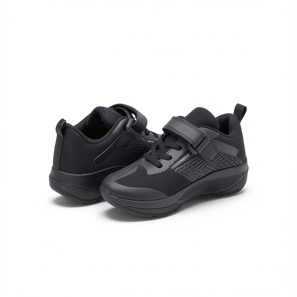 Unisex Kids Sneakers – Black