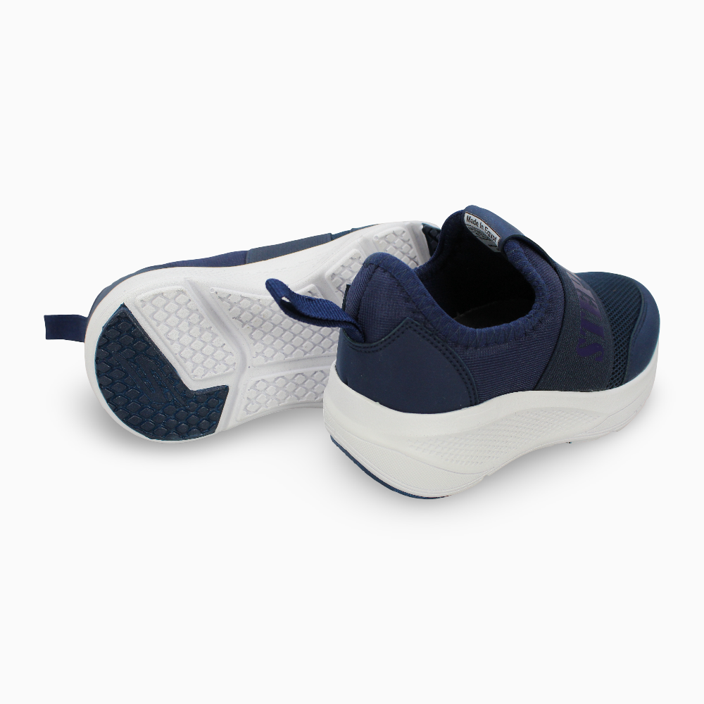 Unisex Leather Shoes – Navy Blue