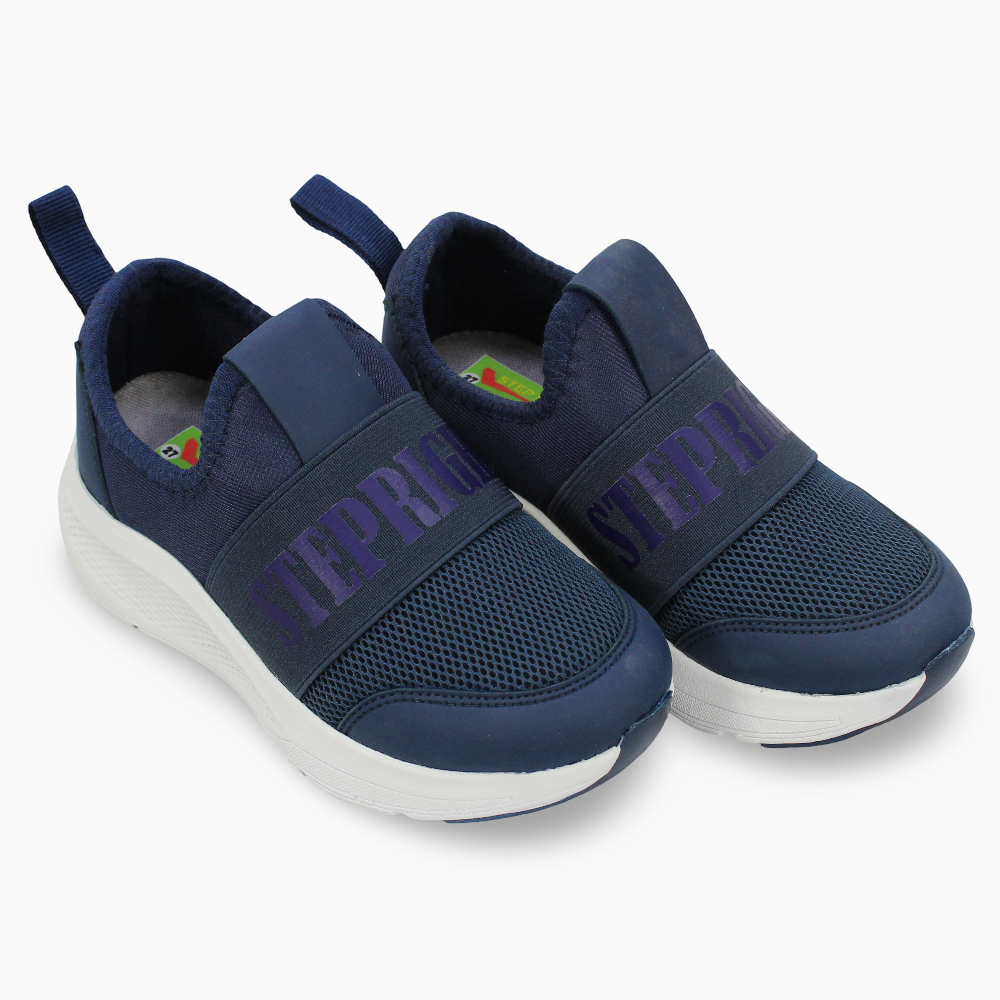 Unisex Leather Shoes – Navy Blue