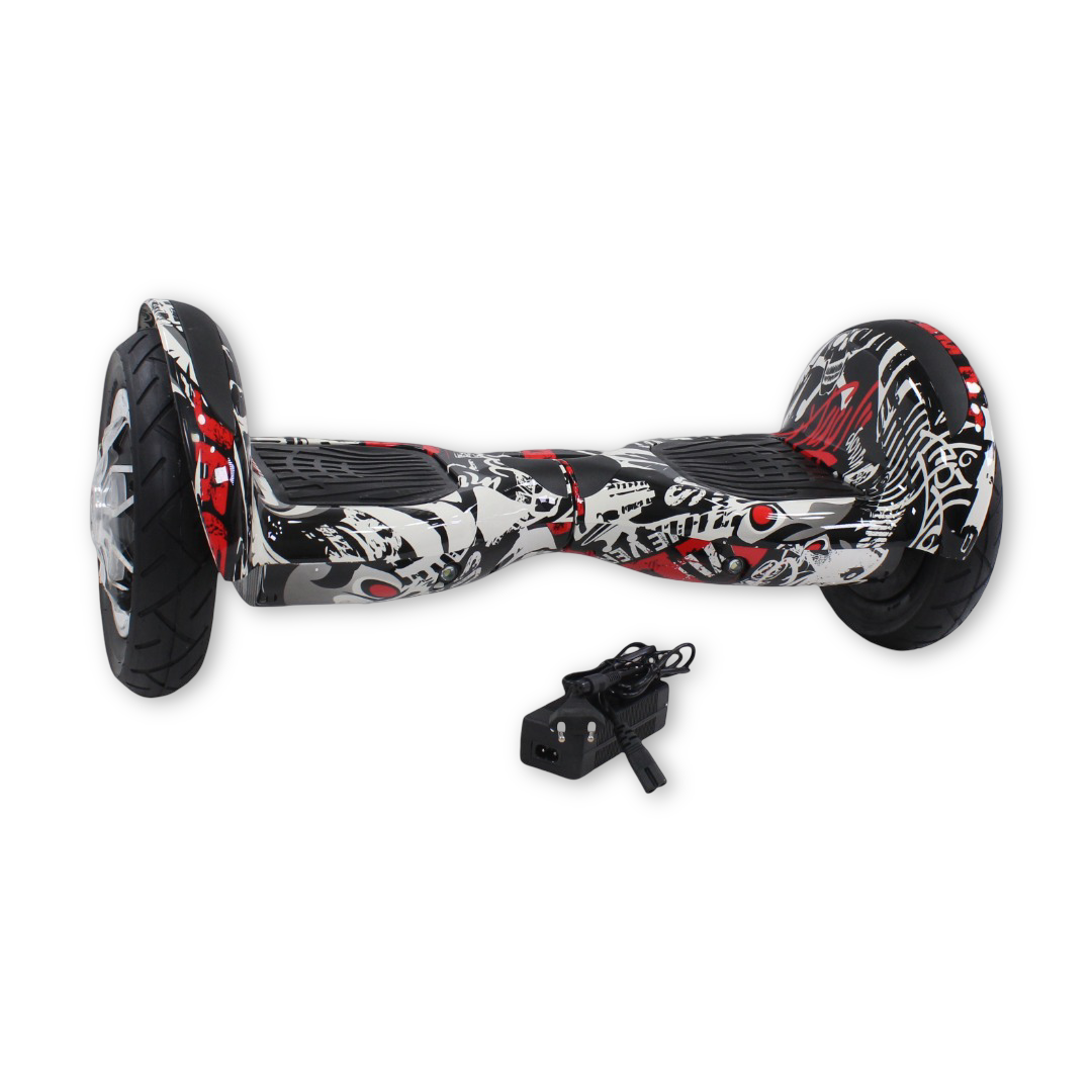 Printed Smart Hoverboard – Black & White