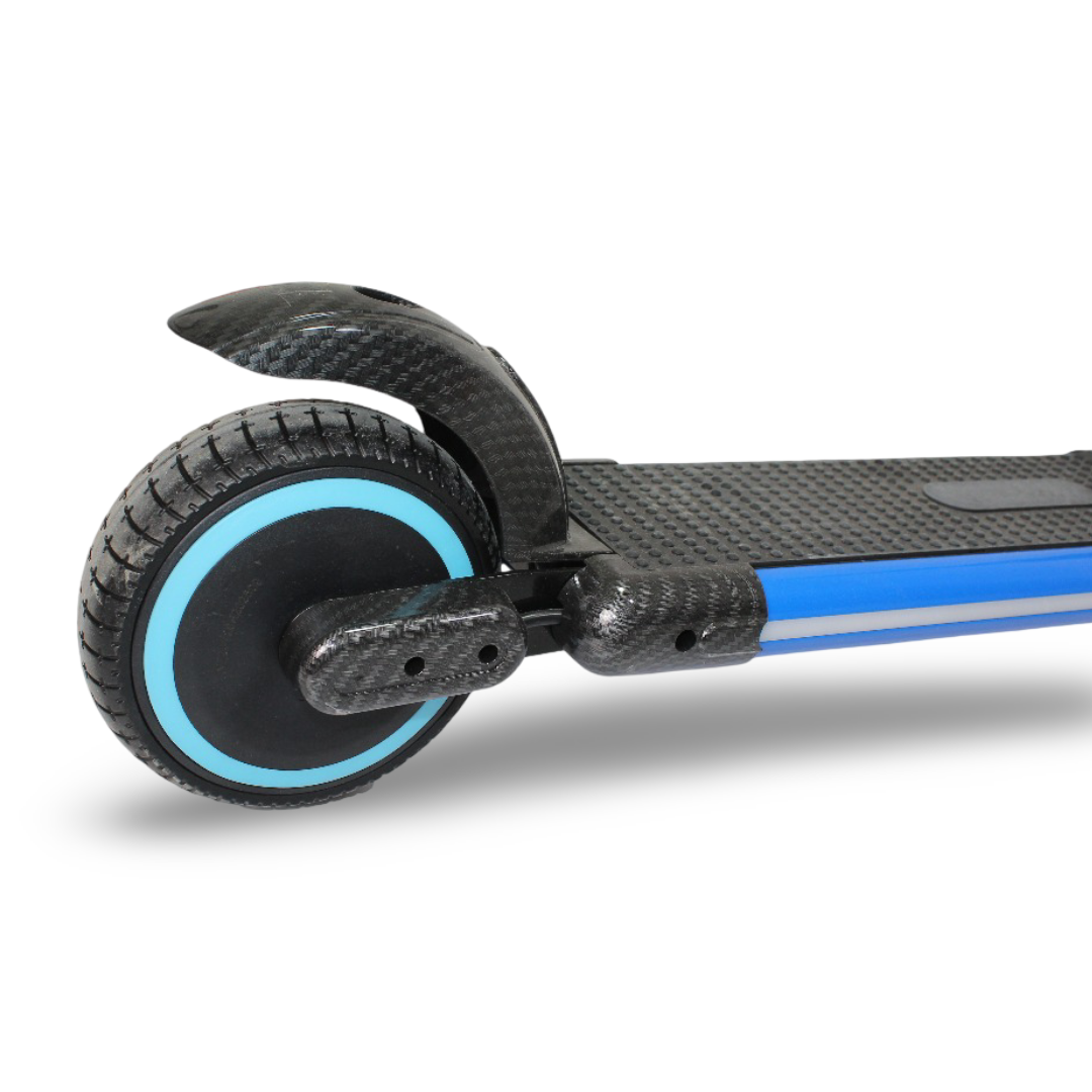 Children's Electric Scooter with LED Lights – Blue