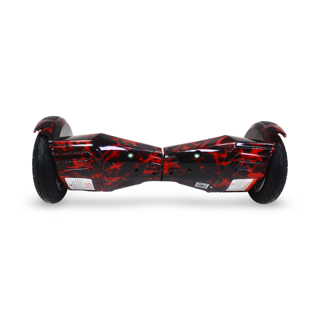 8-Inch Camouflage Hoverboard – Red & Black