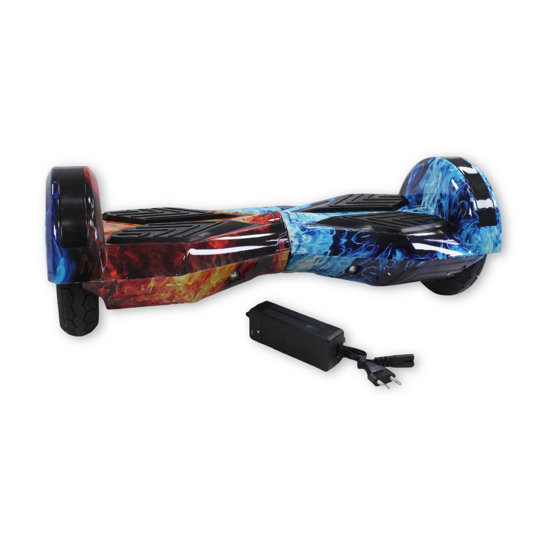 Smart Hoverboard – Fiery Blue & Red