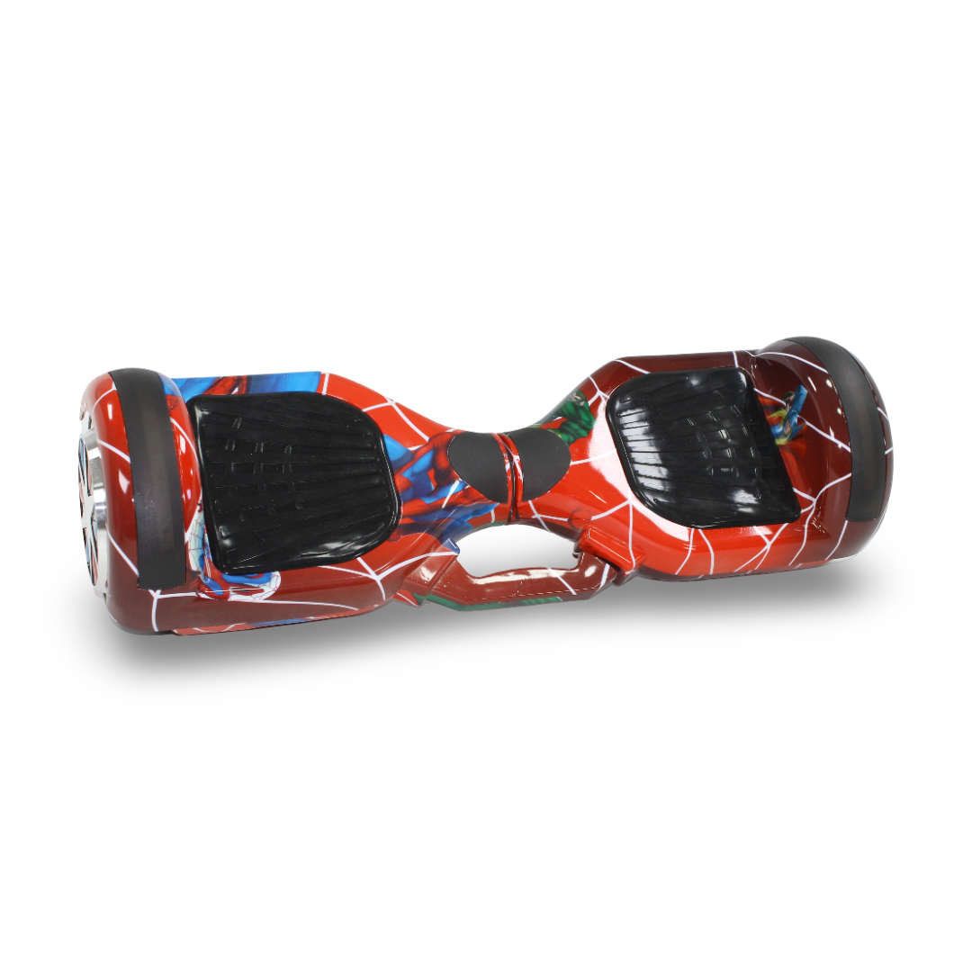 Spider-Man Hoverboard 6.5 Inches  – Red