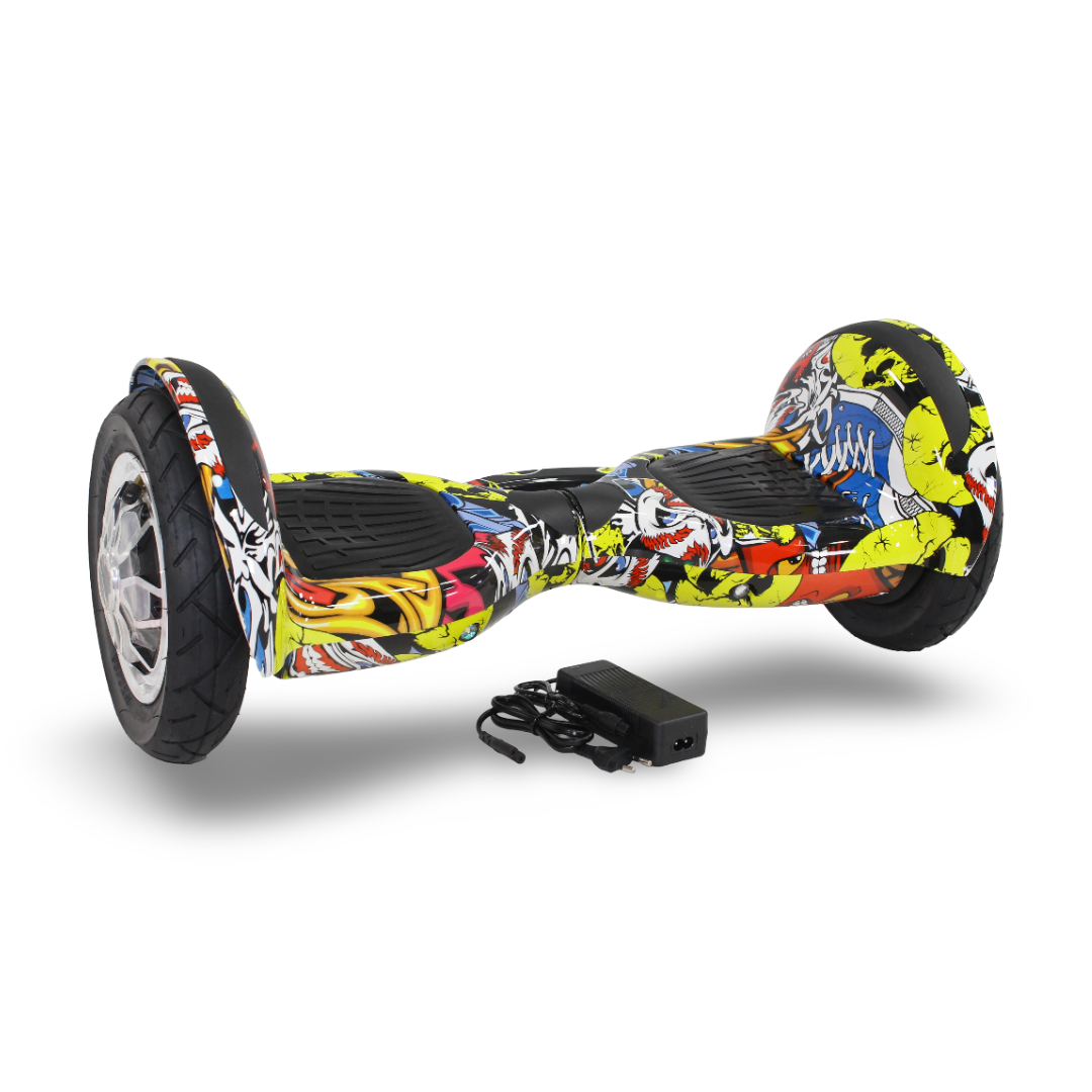 Skulls Hoverboard 10 Inches – Yellow