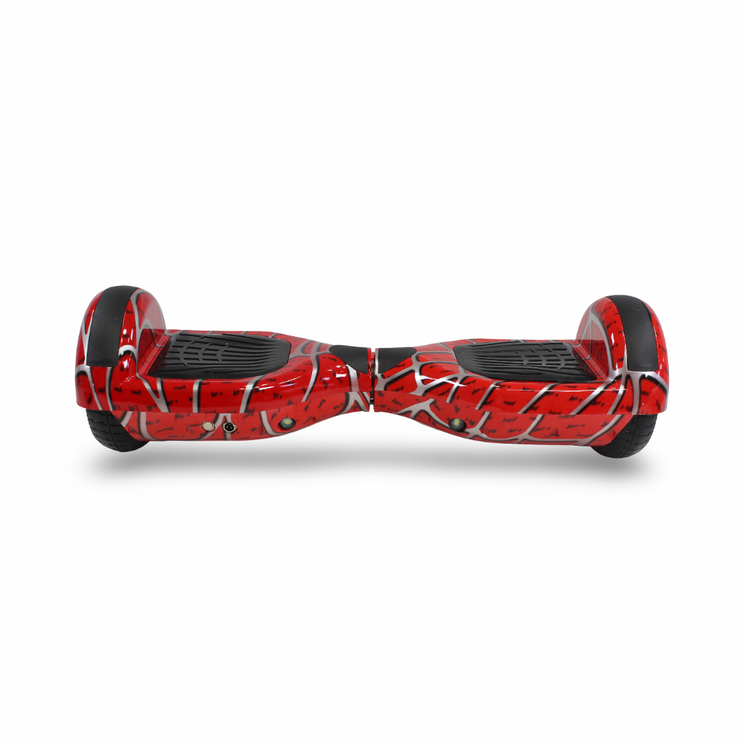 6.5-Inch Hoverboard – Red with Web Print