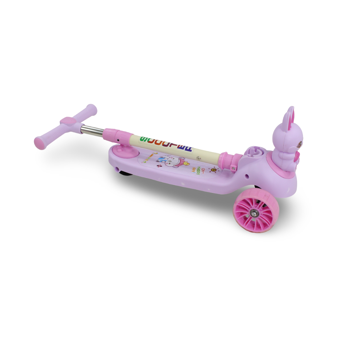 Bunny 3-Wheel Kids Scooter – Purple
