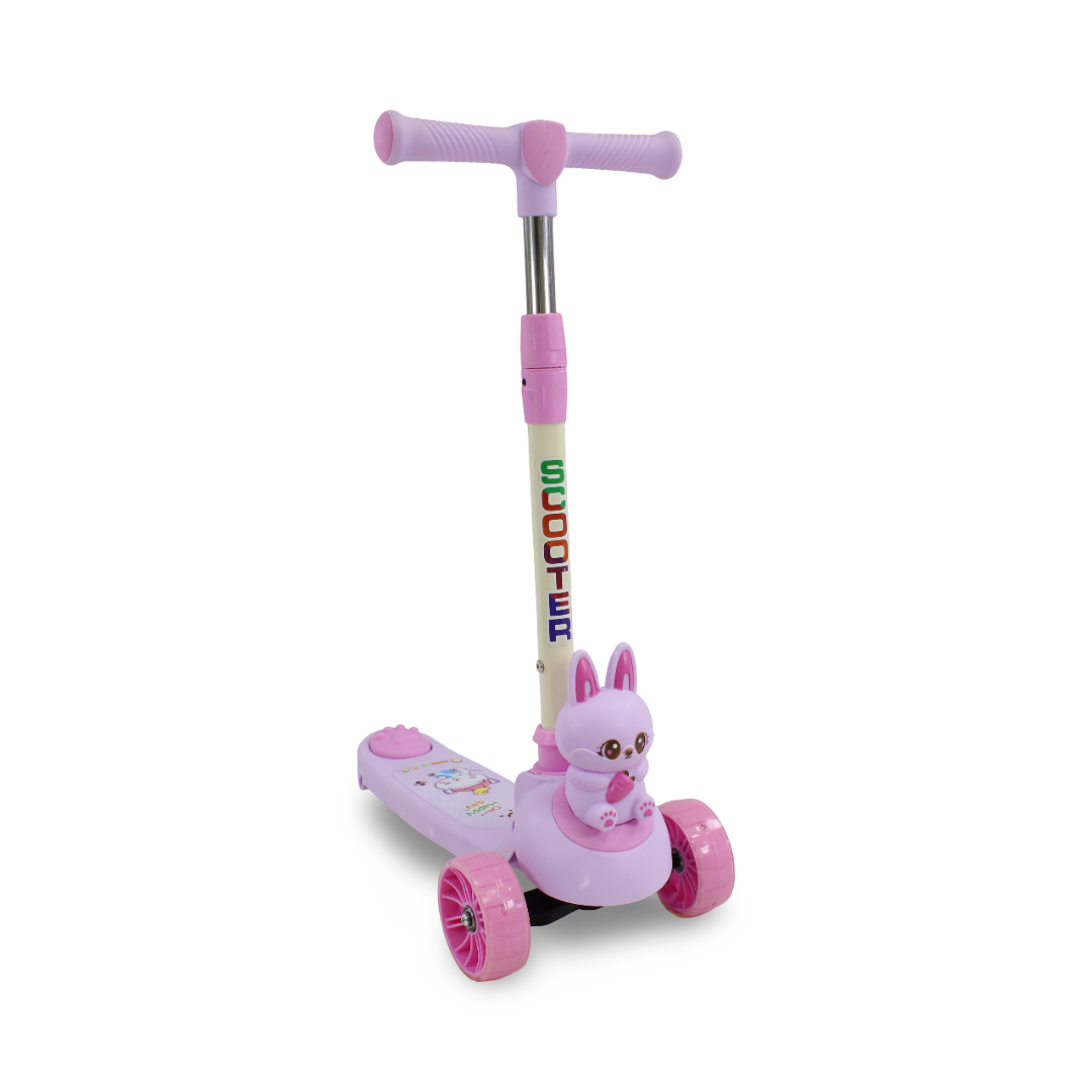 Bunny 3-Wheel Kids Scooter – Purple - Toys - OKO