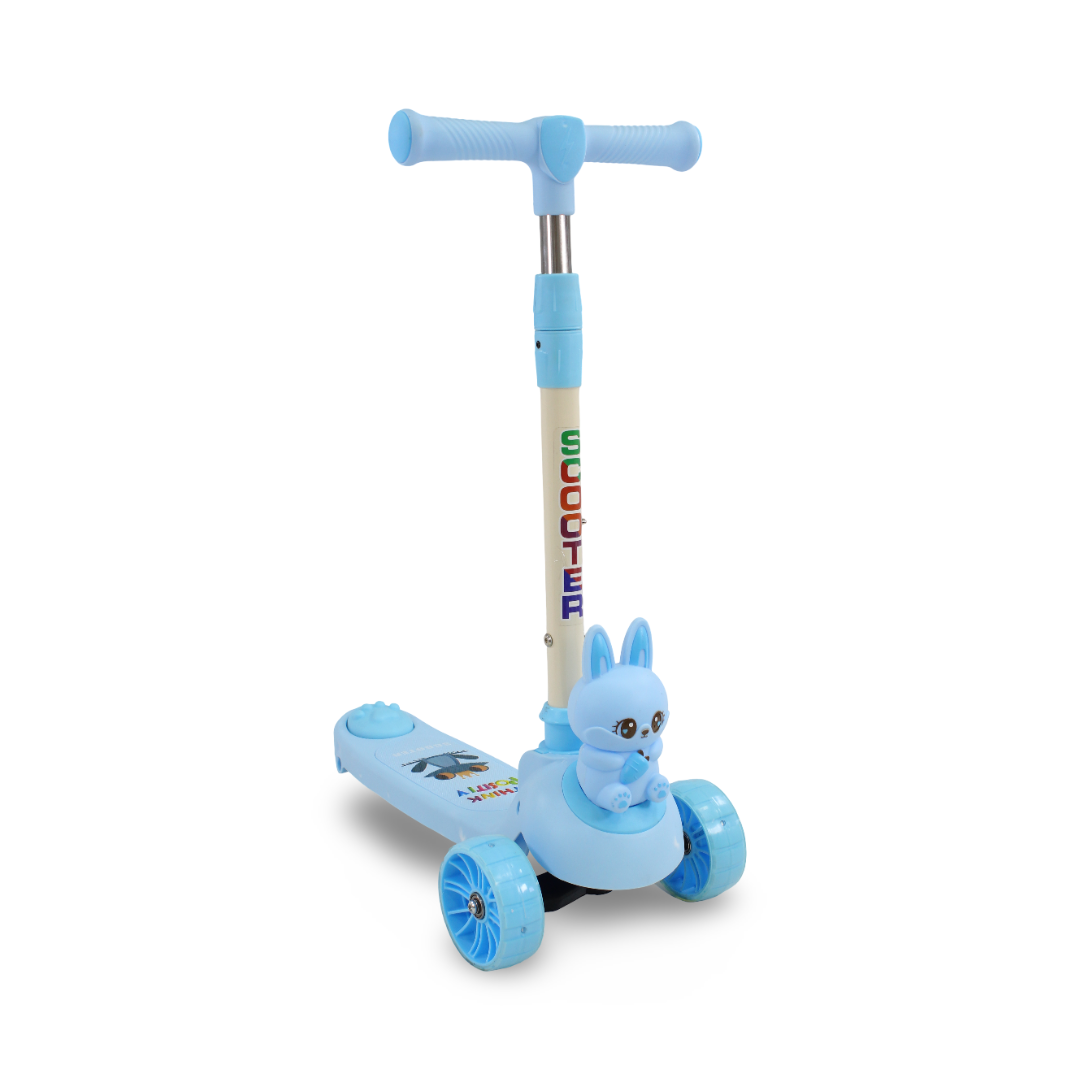 Bunny 3-Wheel Kids Scooter – Baby Blue - Toys - OKO