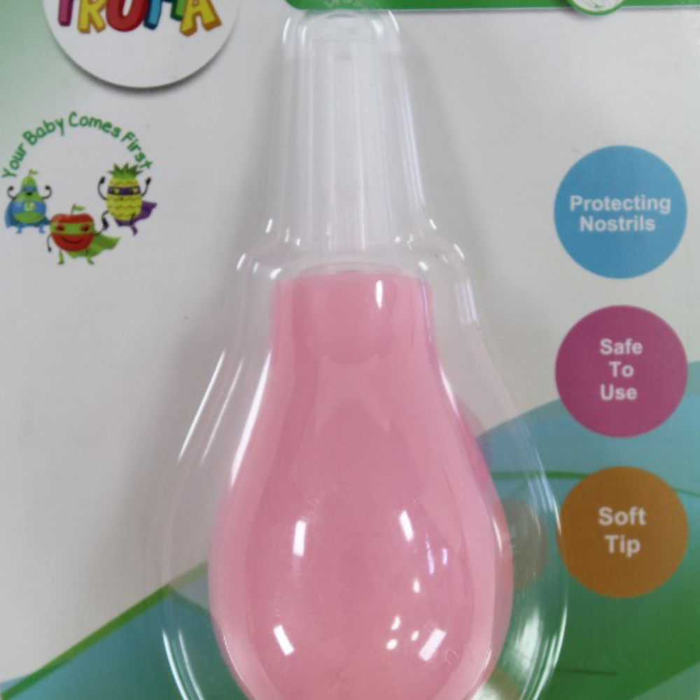 Baby Silicone Nasal Aspirator – Pink