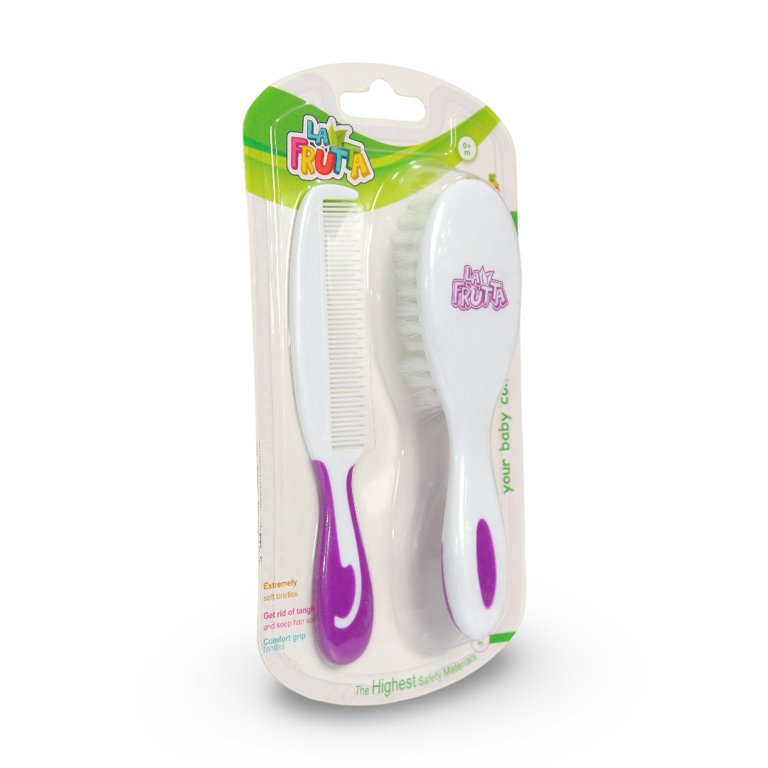 La Frutta Baby Comb & Brush Set
