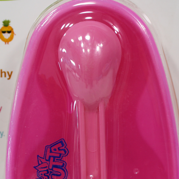La Frutta Baby Plate and Spoon Set – Fuchsia