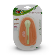 La Frutta Baby Feeding Bowl with Spoon Set – Orange & Green